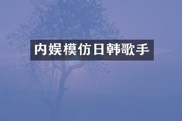内娱模仿日韩歌手