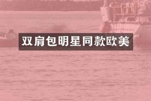 双肩包明星同款欧美