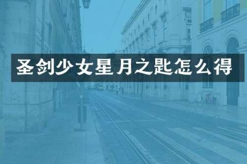圣剑少女星月之匙怎么得