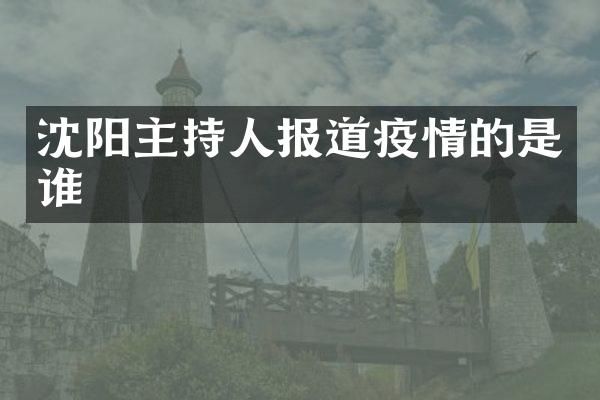 沈阳主持人报道疫情的是谁