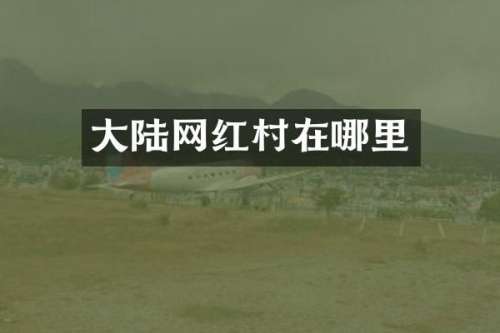 大陆网红村在哪里