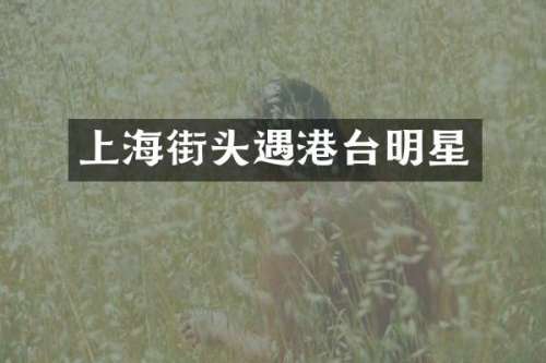 上海街头遇港台明星