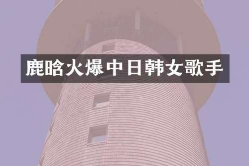 鹿晗火爆中日韩女歌手