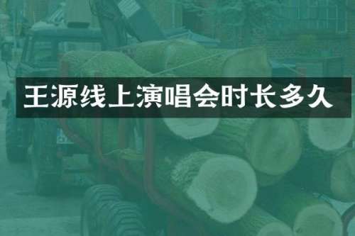 王源线上演唱会时长多久