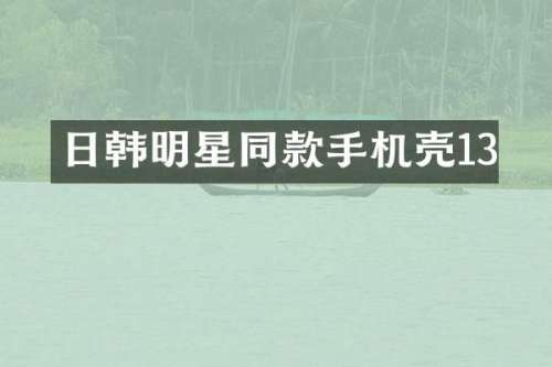日韩明星同款手机壳13