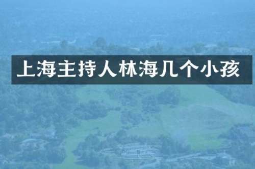 上海主持人林海几个小孩