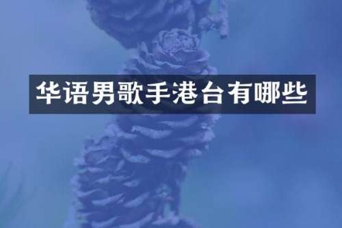 华语男歌手港台有哪些