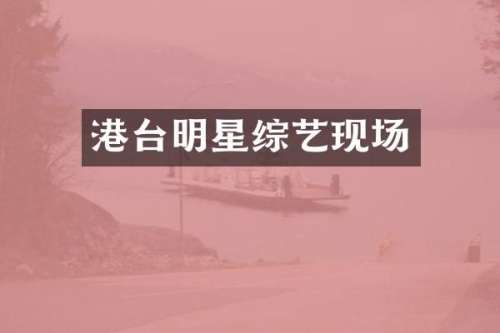 港台明星综艺现场