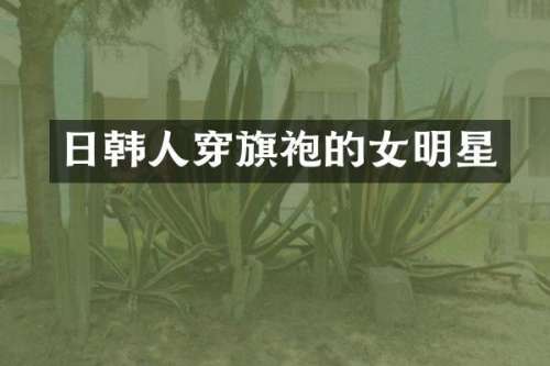 日韩人穿旗袍的女明星