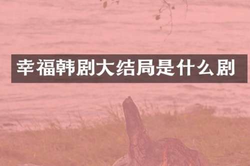 幸福韩剧大结局是什么剧