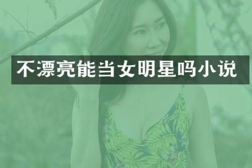 不漂亮能当女明星吗小说