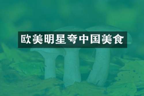 欧美明星夸中国美食