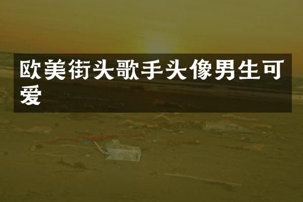 欧美街头歌手头像男生可爱