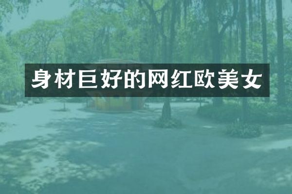 身材巨好的网红欧