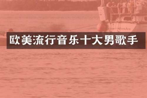 欧美流行音乐十大男歌手