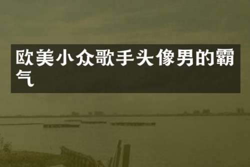 欧美小众歌手头像男的霸气