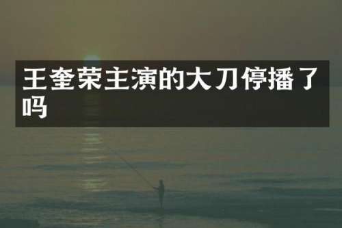 王奎荣主演的大刀停播了吗