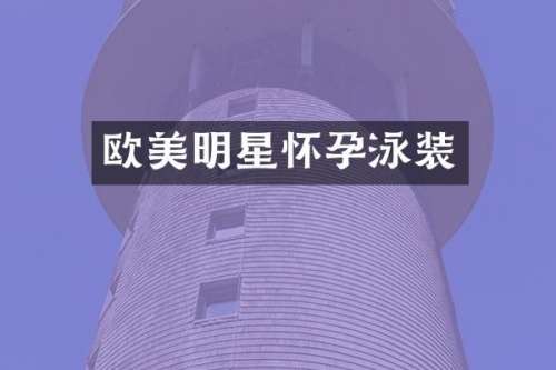 欧美明星怀孕泳装