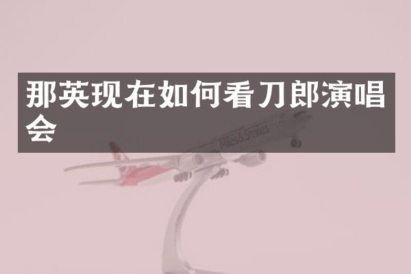 那英现在如何看刀郎演唱会