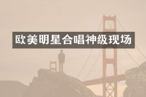 欧美明星合唱神级现场