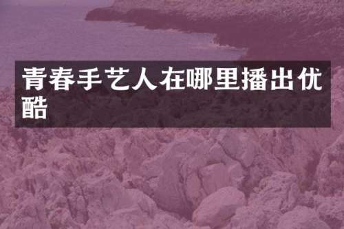 青春手艺人在哪里播出优酷