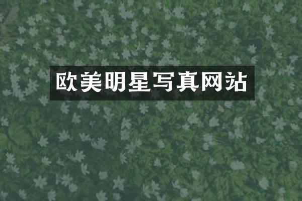 欧美明星写真网站