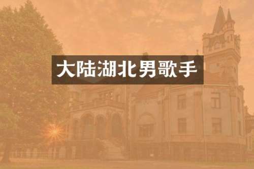大陆湖北男歌手