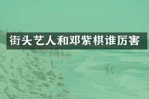 街头艺人和邓紫棋