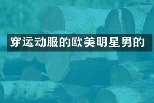穿运动服的欧美明星男的