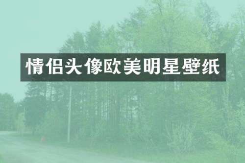 情侣头像欧美明星壁纸