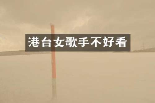 港台女歌手不好看