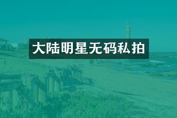 大陆明星