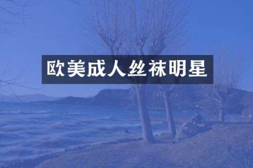 欧美成人丝袜明星