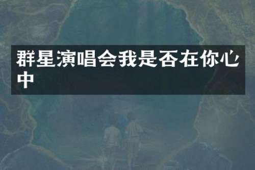 群星演唱会我是否在你心中