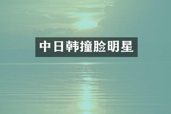 中日韩撞脸明星