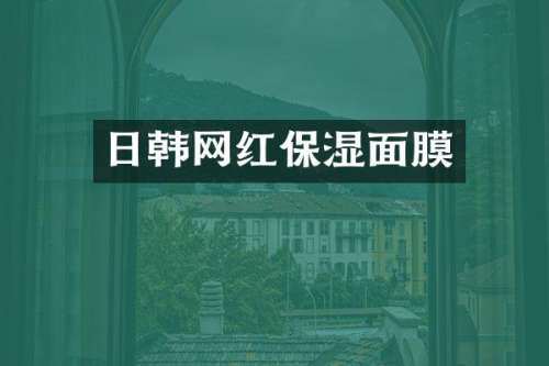 日韩网红保湿面膜