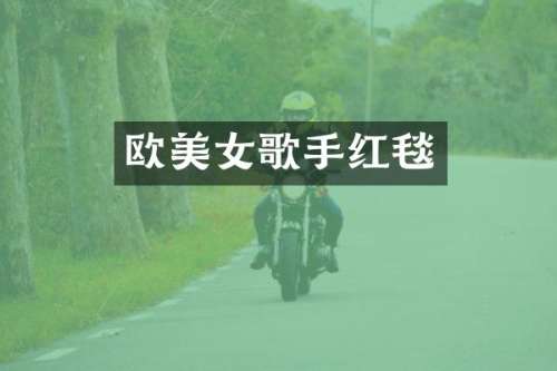 欧歌手红毯