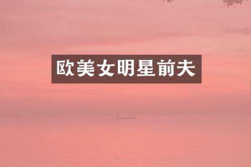 欧明星前夫