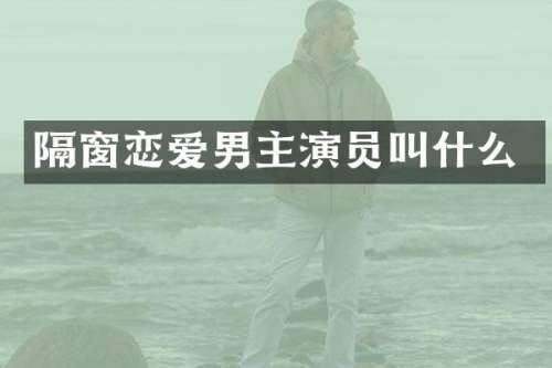 隔窗恋爱男主演员叫什么