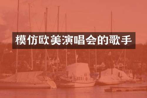 模仿欧美演唱会的歌手
