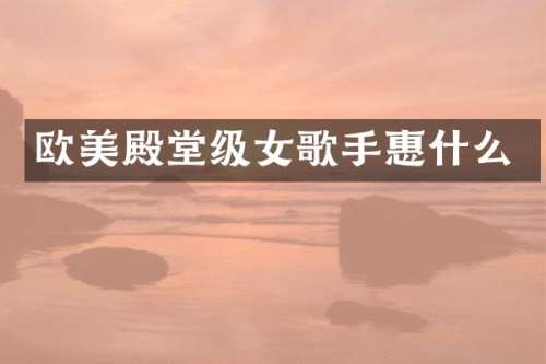 欧美殿堂级女歌手惠什么