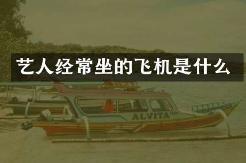 艺人经常坐的飞机是什么