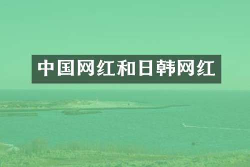 中国网红和日韩网红