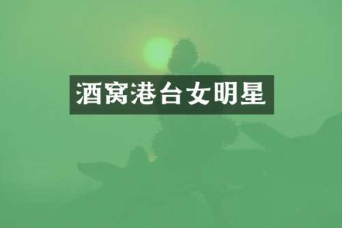 酒窝港台女明星