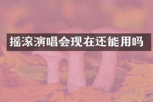 摇滚演唱会现在还能用吗