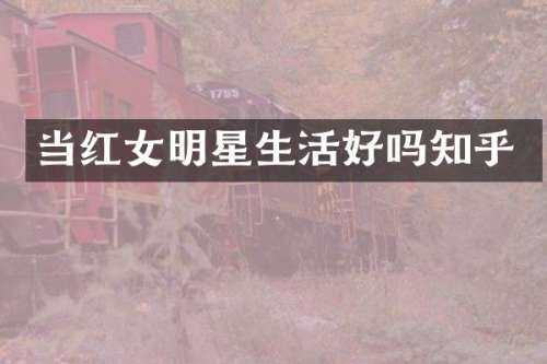 当红女明星生活好吗知乎