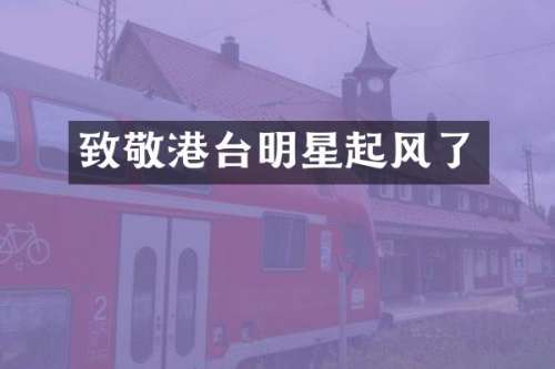 致敬港台明星起风了