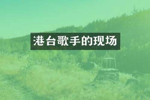 港台歌手的现场