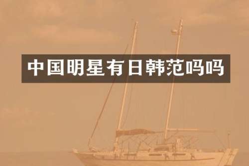 中国明星有日韩范吗吗