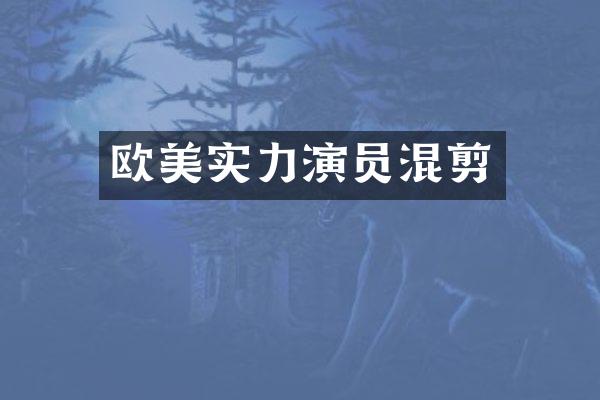 欧美实力演员混剪
